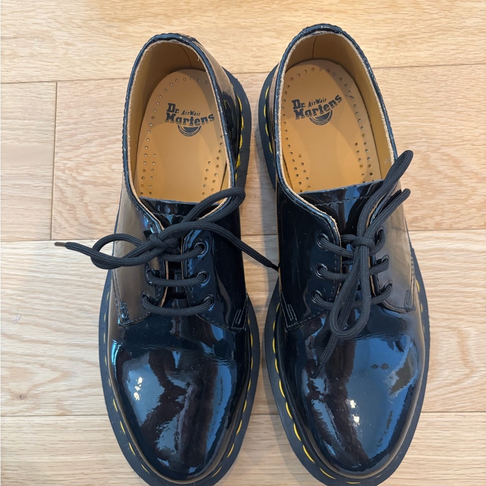 Dr. Martens Women’s Black Patent 1461 Lace-Up Shoes
